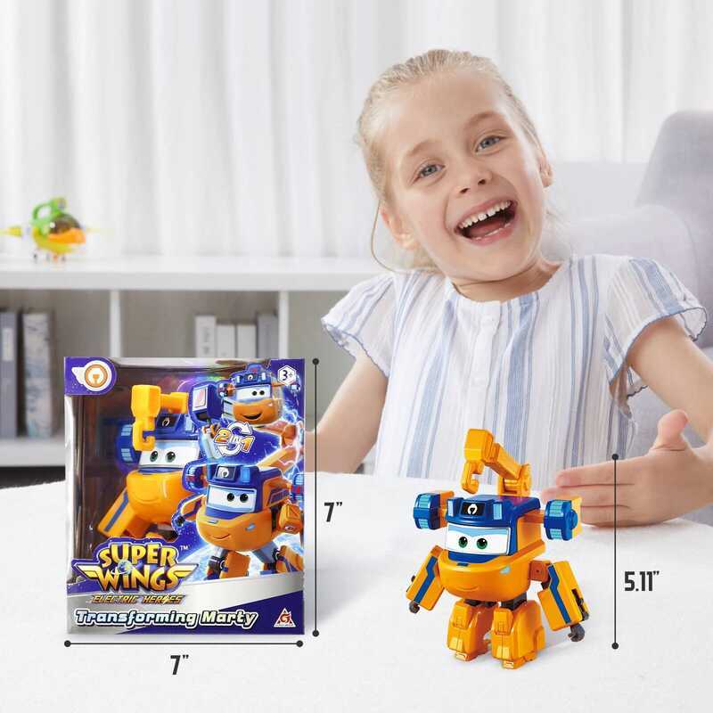 Er Wings 5 Inches Transforming Traver Transforms From Airplane To Robot ...