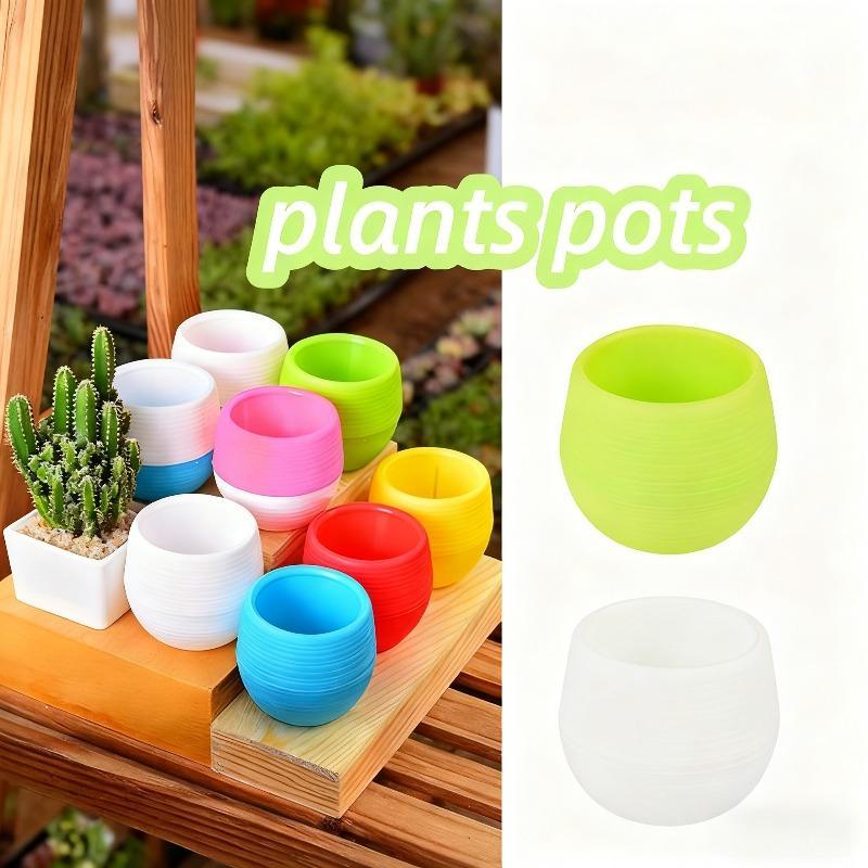 3/5PCS Flower Pots for Plants Small Succulent Flower Pots Colorful ...