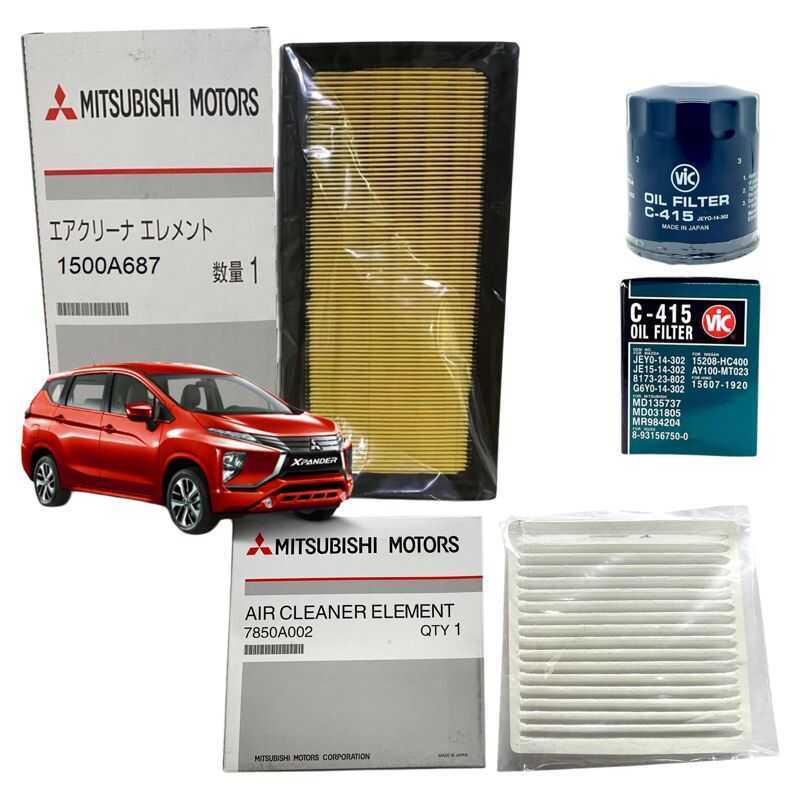 Mitsubishi Xpander PMS Bundle Filters Oil Filter / Air Cabin 8D0 ...