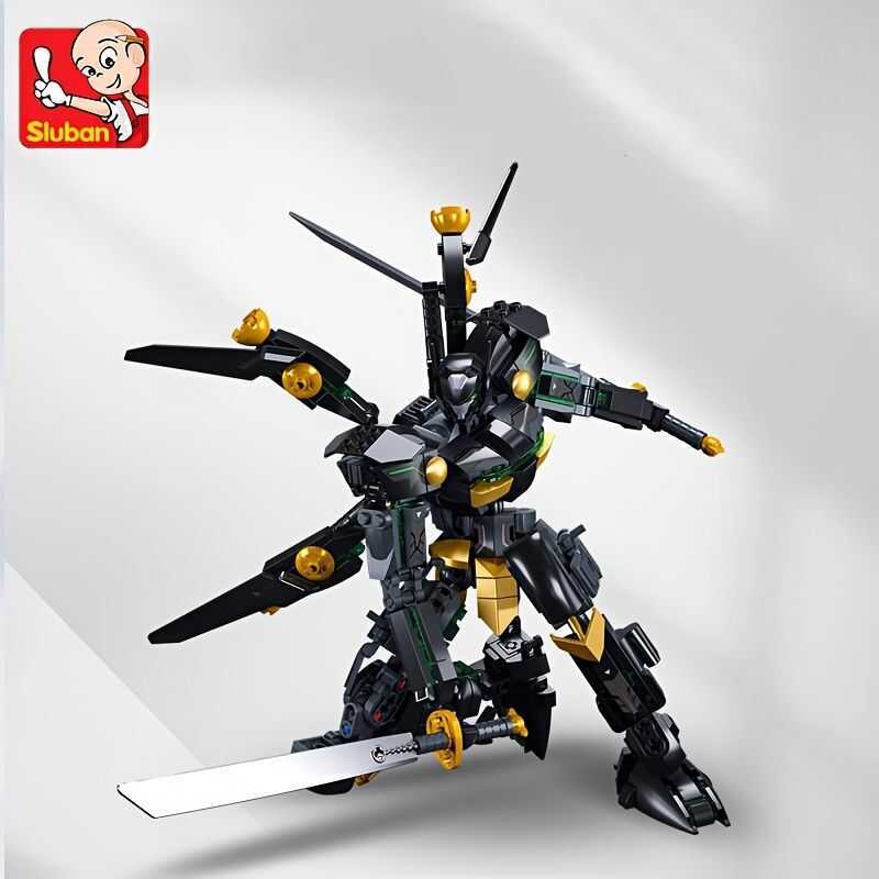 534Pcs Black Bat Hero Building Block DIY Robot Toys, Desktop Decoration ...