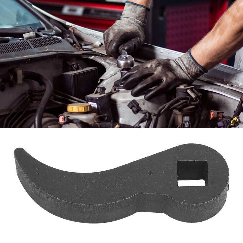 Half Shaft Pry Bar Wrench – 63mm Inner CV Axle Puller Removal Tool With Nut For Front-Wheel Drive, Black