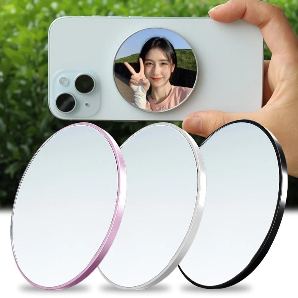 2.2-Inch Magnetic Selfie Mirror | Phone Back-Mounted Convex Mirror ...