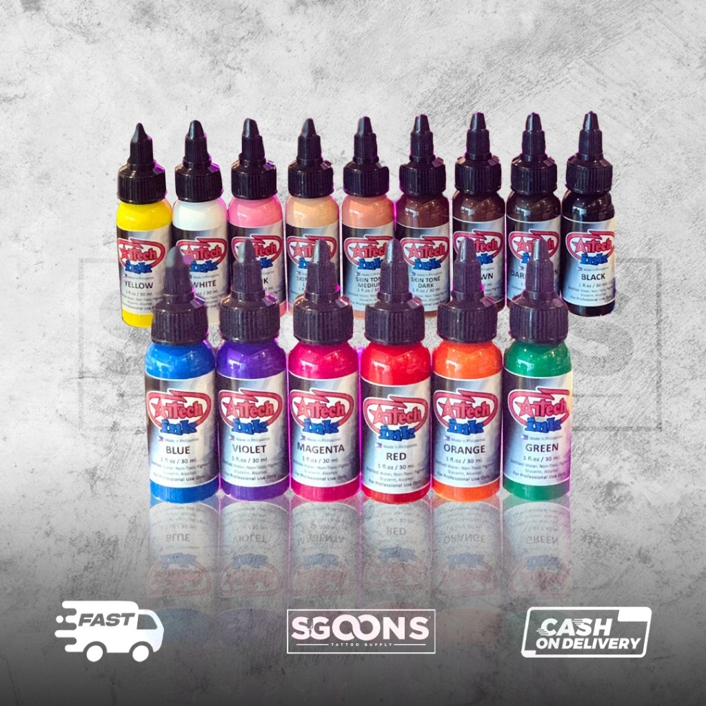Artech 30ml/1oz& 1/2oz Artech Ink (Original made in PH) | SGOONS TATTOO ...