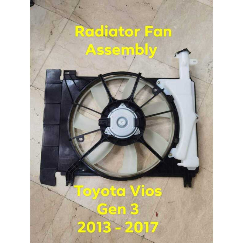 4D Radiator Fan Assembly Toyota Vios Gen 3 Superman 2013 To 2017 Yr ...