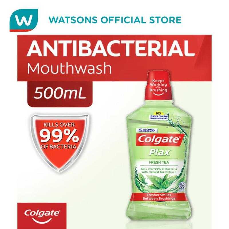 COLGATE Plax 500Ml Fresh Tea 6Aa | Shopee Philippines