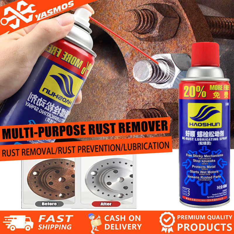 220Ml/450Ml & Penetrating Oil Rust For Motorcycle Bike Steel Metal ...