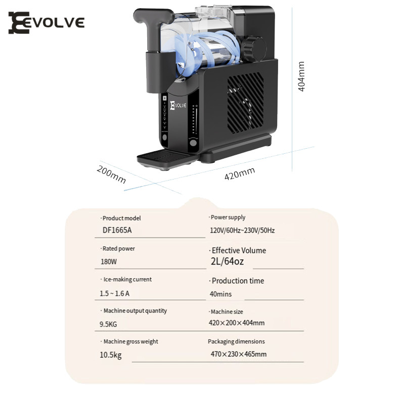 Evolve Slushie Maker mini slush machine Professional Frozen Drink Maker ...