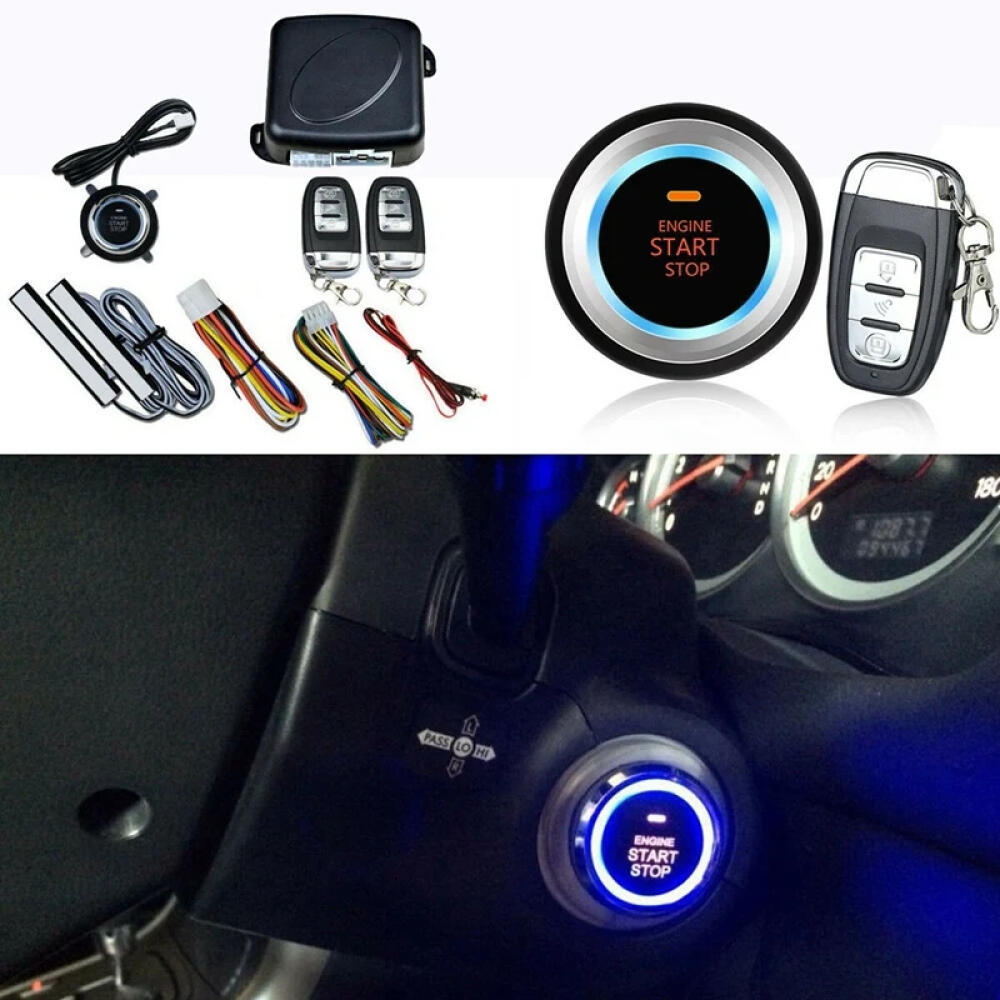 Car Alarm Remote Control C6-A Car Keyless Entry Engine Start Alarm ...