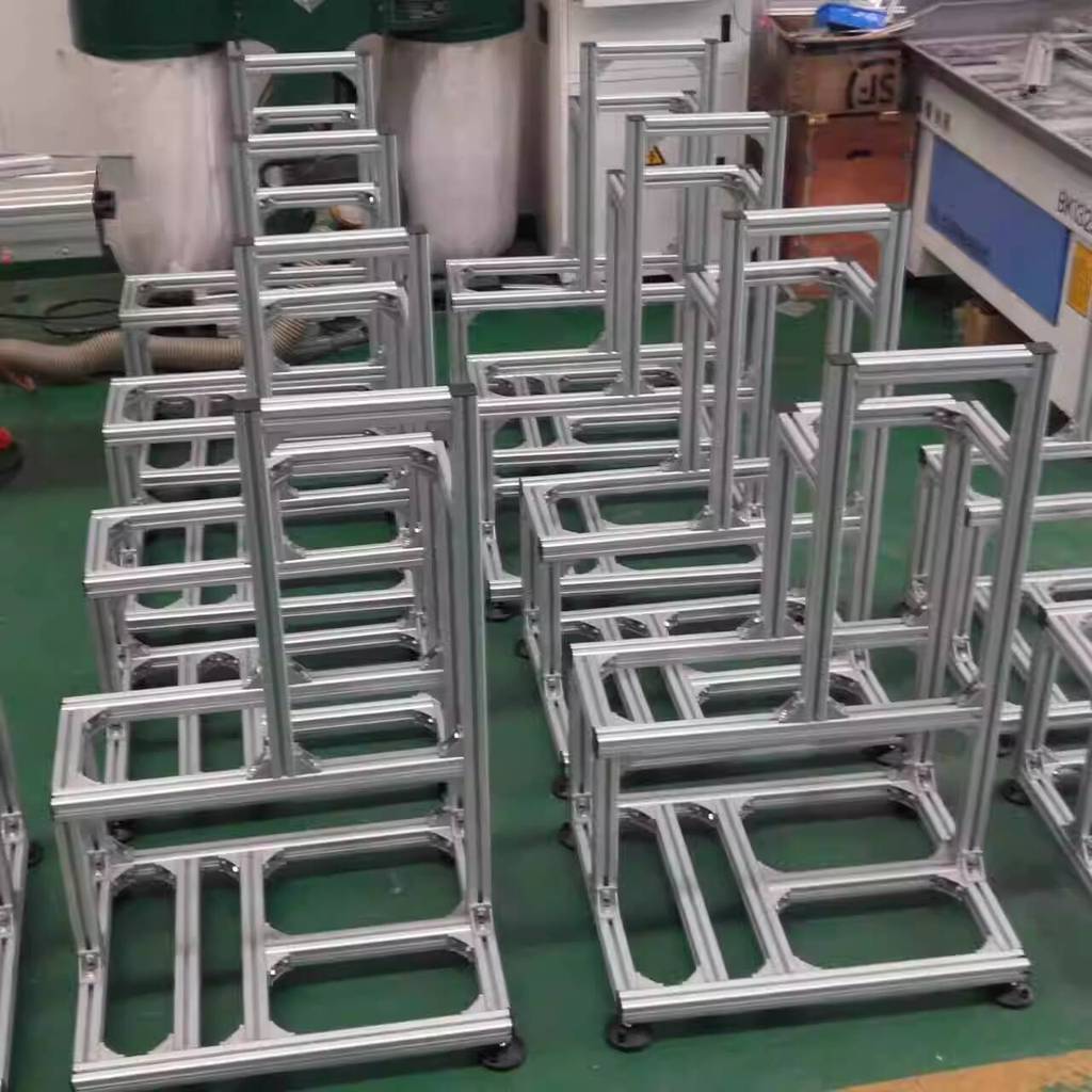 Chengdu Industrial Aluminum Profile Equipment Rack Automation Frame ...