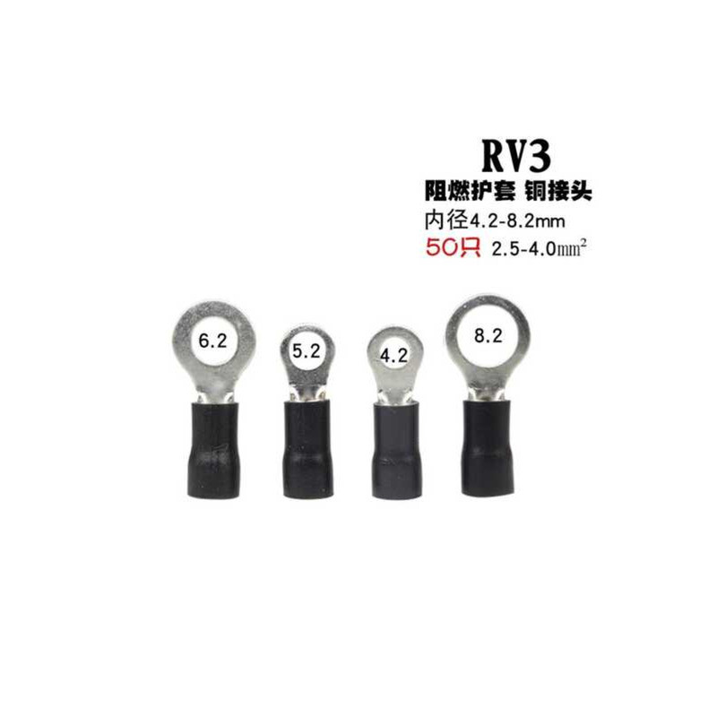 Ring Shaped Copper Terminal Block Cold Press Connecting O Type Nose ...