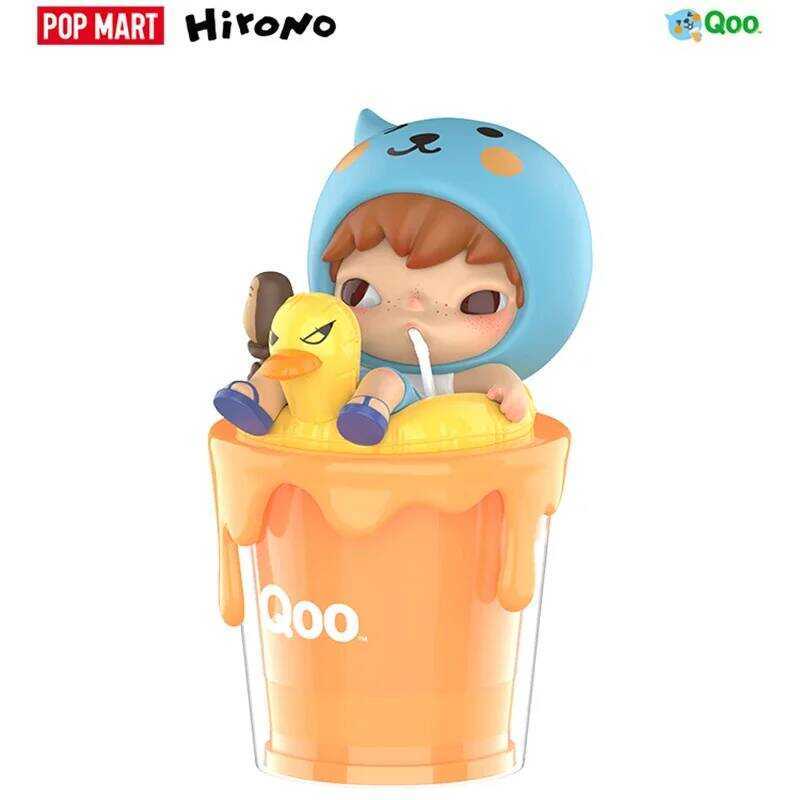 POPMART Hirono X Qoo Blushing After Drinking Series Blind Toys Kawaii ...