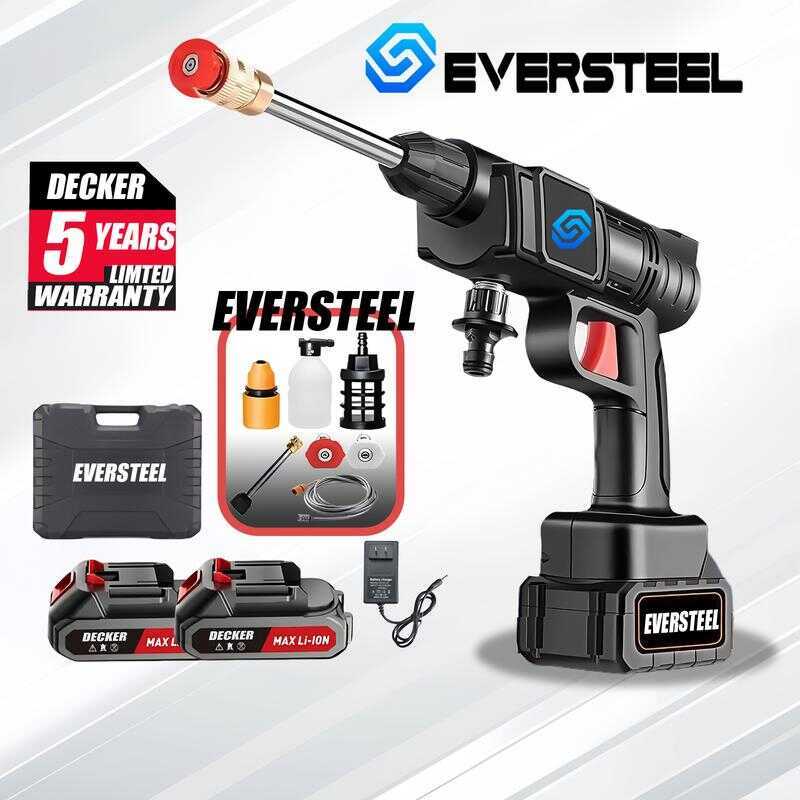 Mechcore Pressure Washer Portable Car Washer Wireless High Pressure ...