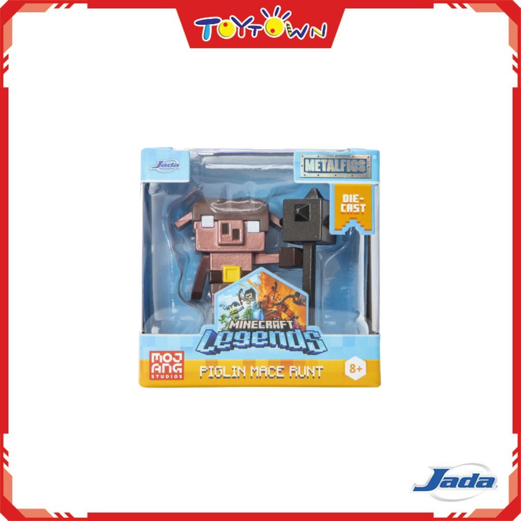 Jada Toys® - Minecraft Legends Metal Figure 2.5In Piglin Mace Runt ...