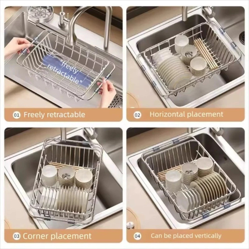 Organized Utensil Storage Space-Saving Retractable Design Expandable ...