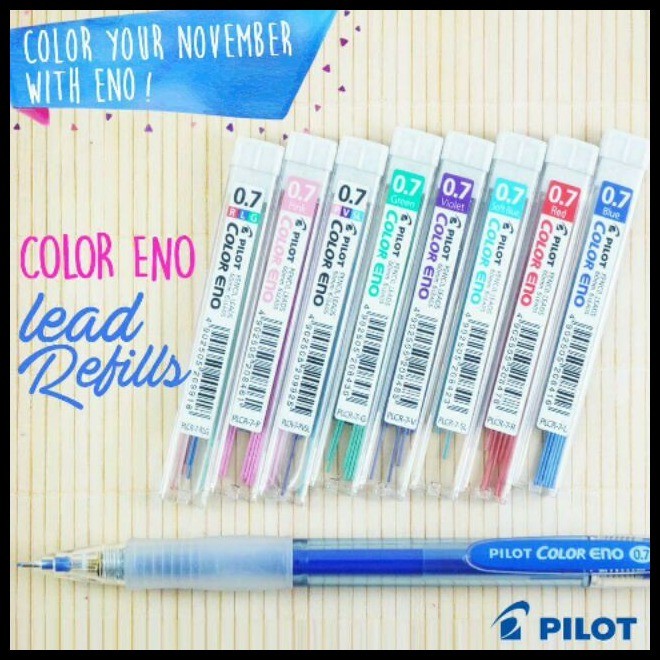 Pilot Color Eno Mechanical Pencil & Lead Refill (0.7mm) | Shopee ...