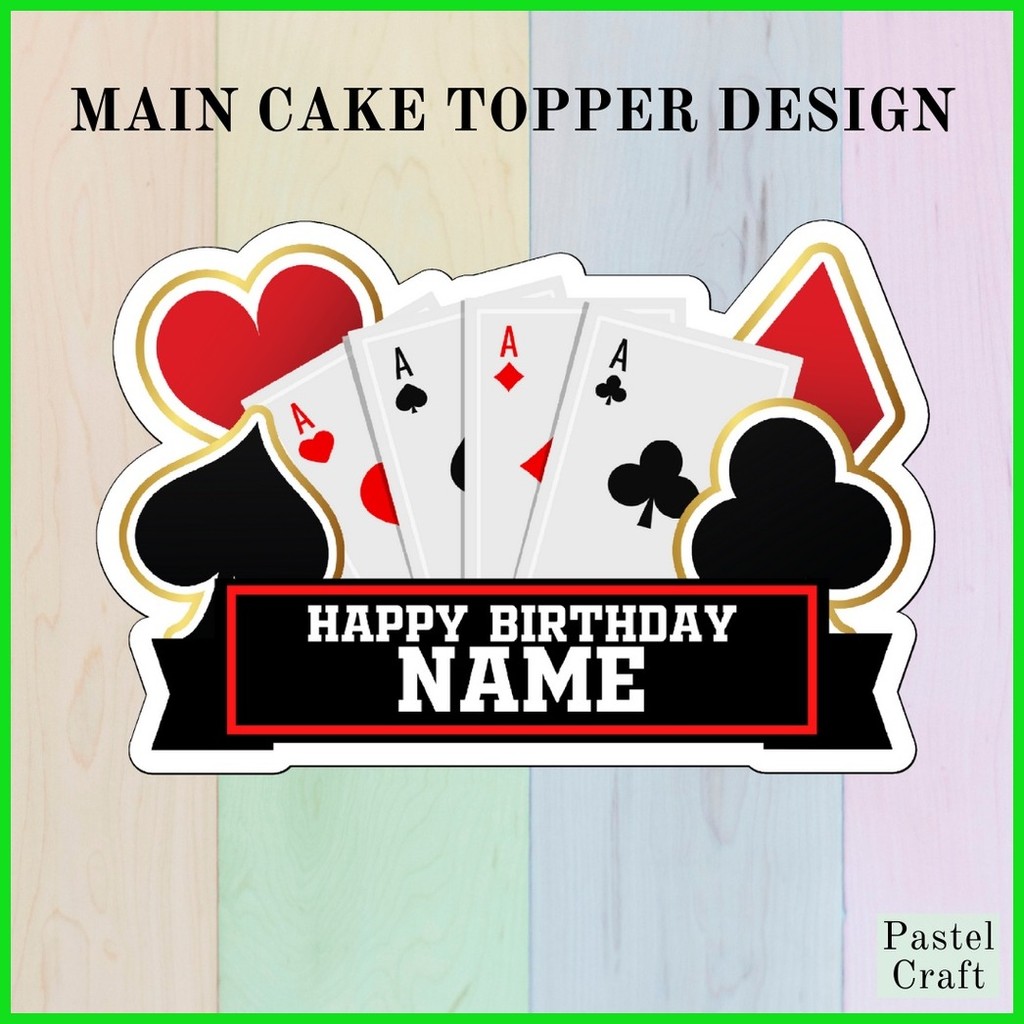 Shop cake topper playing cards for Sale on Shopee Philippines
