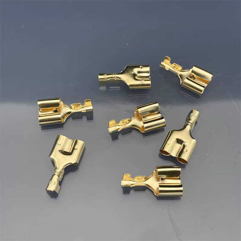 Terminal Block 3.5mm Bullet Head 1-to-2 Dual Hole Spring Connector ...