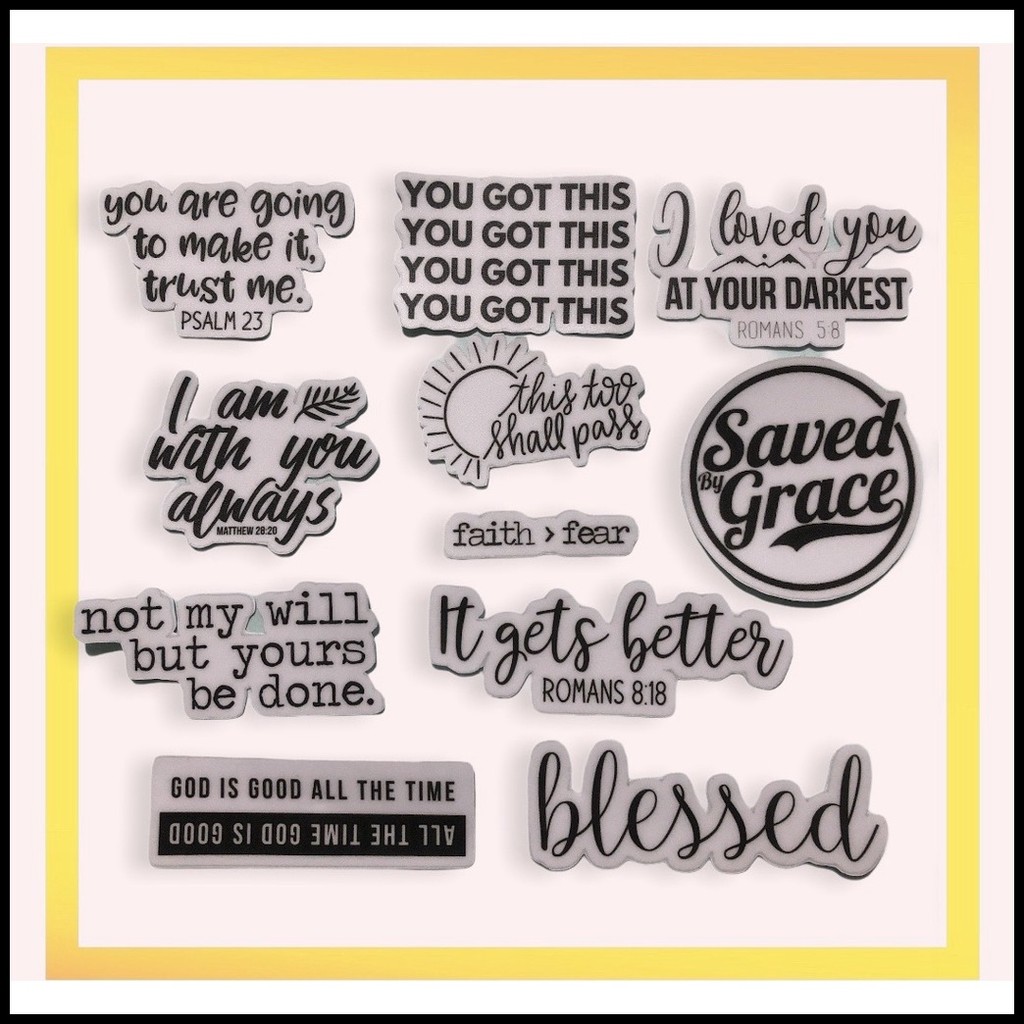 BIBLE VERSE STICKER PACK (waterproof) | Shopee Philippines