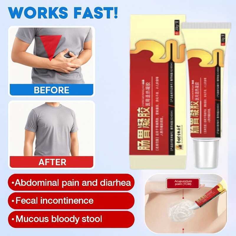 Fast-Acting Pain Relief Gel Gastric Gastrointestinal Support Bloating ...