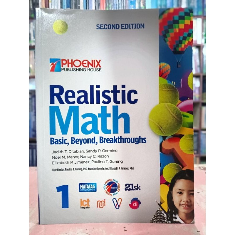 Realistic Math 2024 Grade 1 Matatag by Phoenix | Shopee Philippines