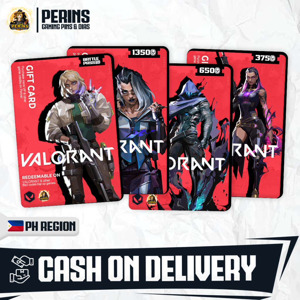 Valorant Points - Redeemable Gift Cards (Small Denomination) | Shopee ...