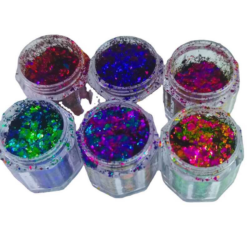 rder Exclusive For 6 Colors Chameleon Flakes 0.5G High Chromaticity ...