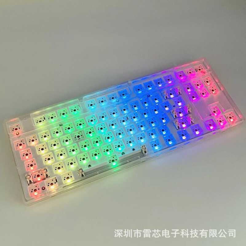 MK87 Key Mechanical Keyboard Wireless 2.4G Bluetooth Kit Gaming ...