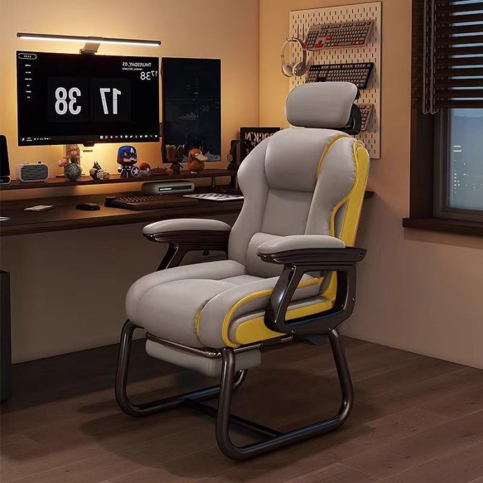 Home Computer Chair Comfortable Sedentary Desk Office Chair Reclining ...