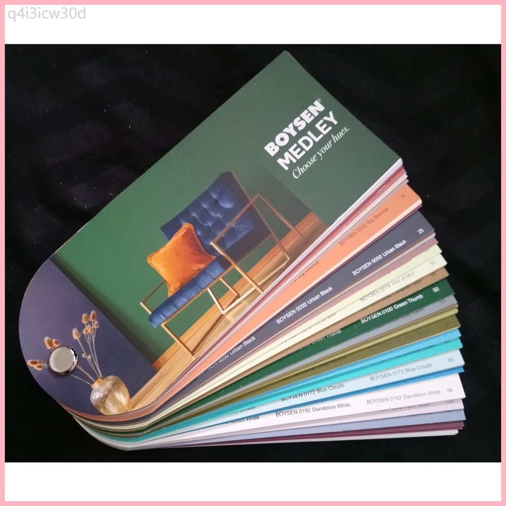 onsale essential Boysen color chart medley 250 colors | Shopee Philippines