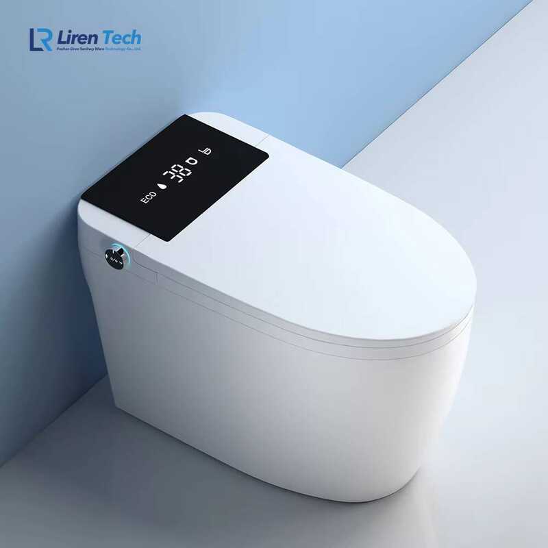 Smart Bidet Toilet Integrated Ceramic Automatic Flush Remote Control ...