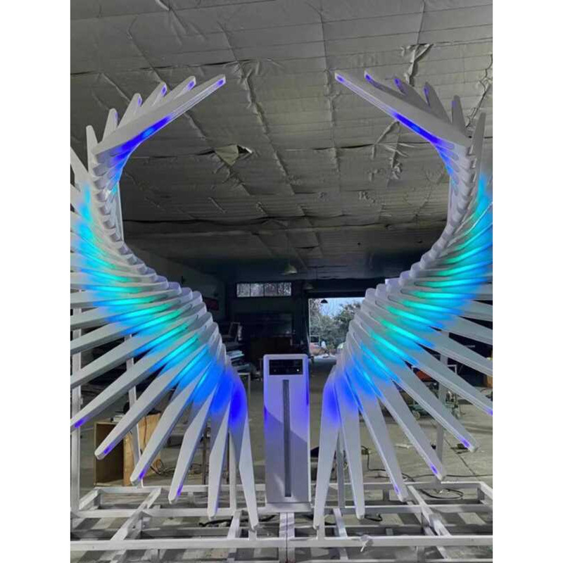 Interactive with Colorful Gestures Angel Wings for Scenic Area ...