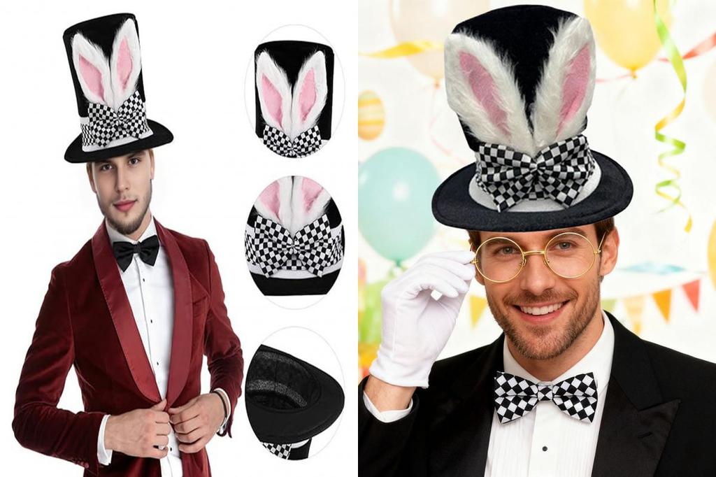 {xiapimart} Easter Costume Easter Party Dress Rabbit Costume Set 4 ...
