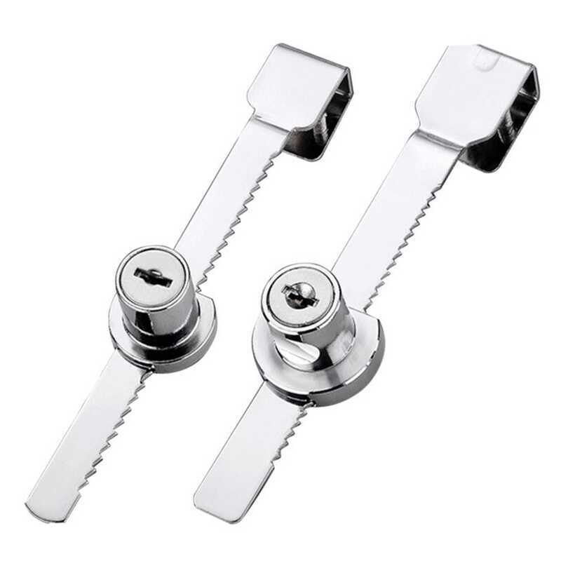Sliding Glass Door Lock With Key Display Cabinet Locks Reptile 2Mm-6Mm ...