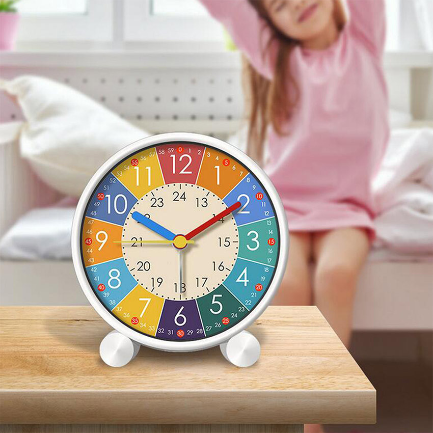 Early Learning Desktop Clock Children Wake Up Electronic Alarm Clock ...