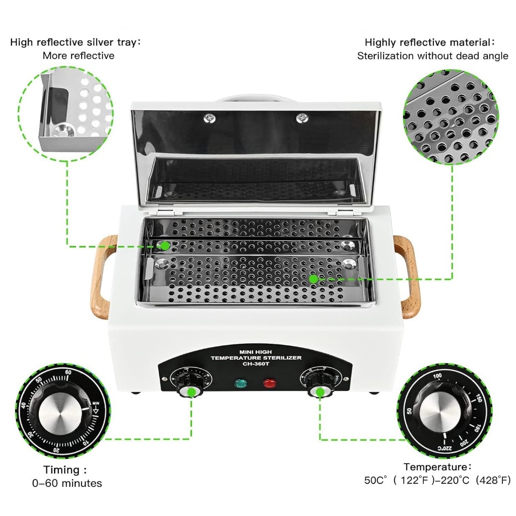High Temperature Disinfection Cabinet Nail Salon Beauty Sterilizer Box ...