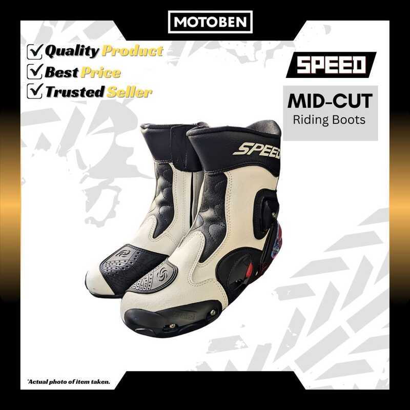 Mid-Cut Speed racing Boots | Shopee Philippines