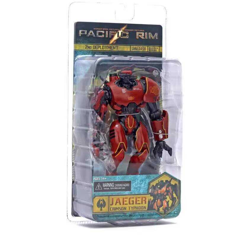 Pacific Rim Chinese Mecha Storm Red Glowing Model Articulated Action ...