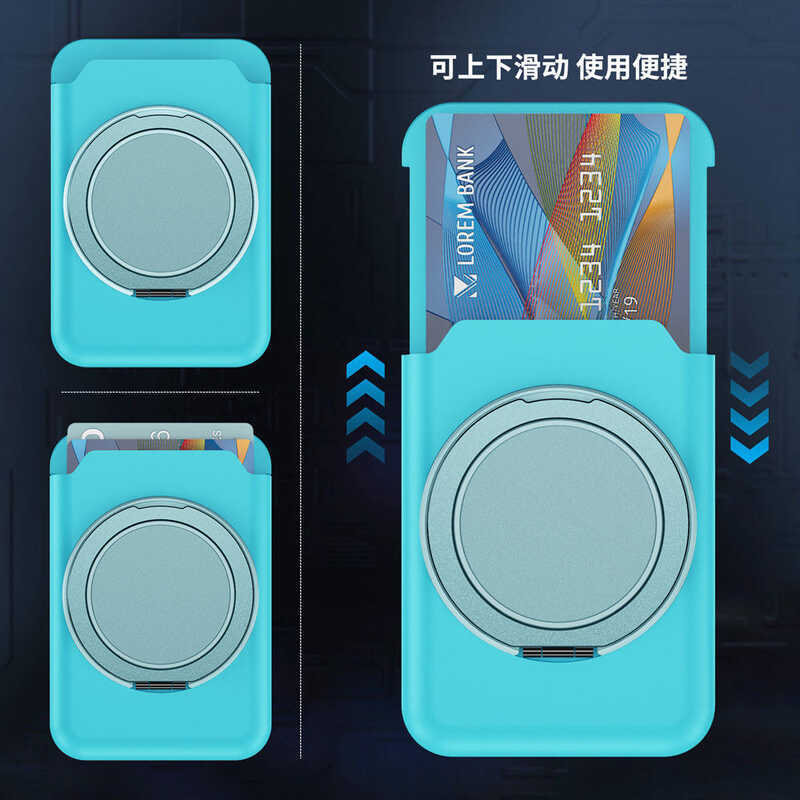 Magnetic Magsafe Absorption Card Holder Ring Stand For Mobile Phone Bus ...