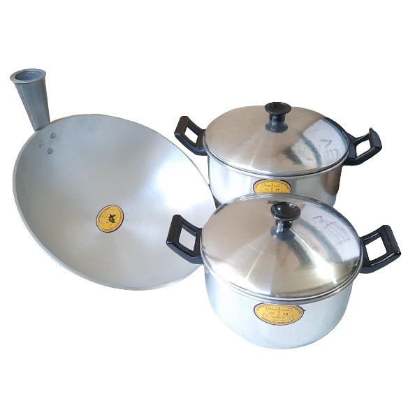 CASSEROLE 2SETS & FRYING FAN (AALUMINUM) | Shopee Philippines