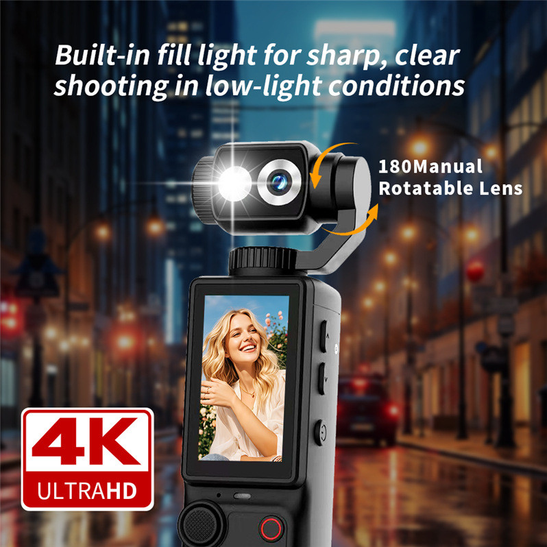 Q8 Pocket Sports 4K High-definition mini handheld camera, outdoor ...