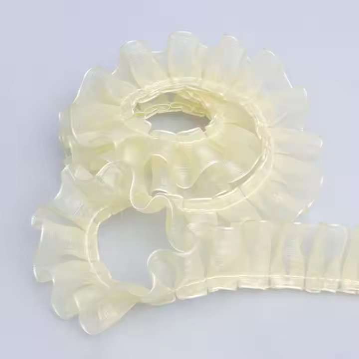 Ruffles Double Lace Trim Ribbon Apparel Dress Craft Supplies Sewing ...