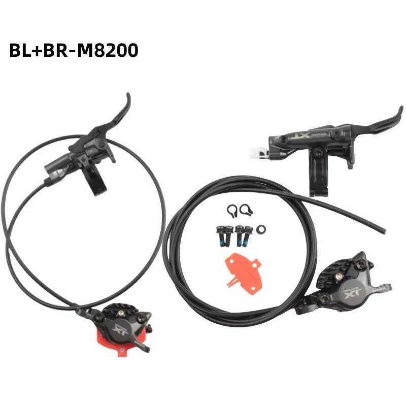 Shimano Deore XT M8200 M8220 Hydraulic Disc Brake Set 2 Piston 4 Piston ...