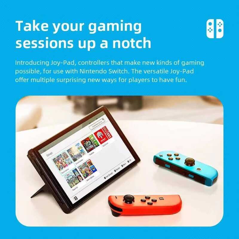 eplacement Wireless Joycons Controller For Switch/Lite/Oled With Motion ...
