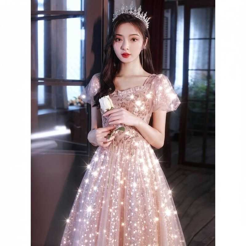 gold dress corset Prom Fitted Long Corset Sequin Formal Dress LaDivine S534