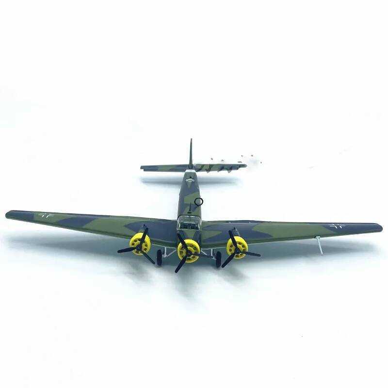 1/144 German Diecast Scale Ju-52 Transport Airplane Alloy premium ...