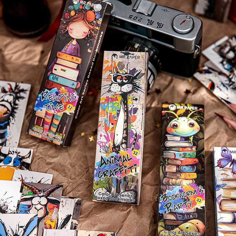 Paper Mr COD pcs Color Art Series Bookmark Set ready stock for Reading ...