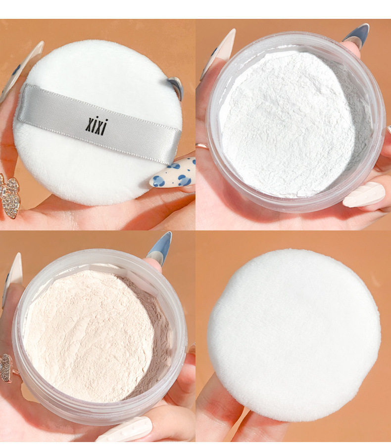 Xixixi Delicate Clear Oil Control Loose Powder Loose Powder Makeup ...