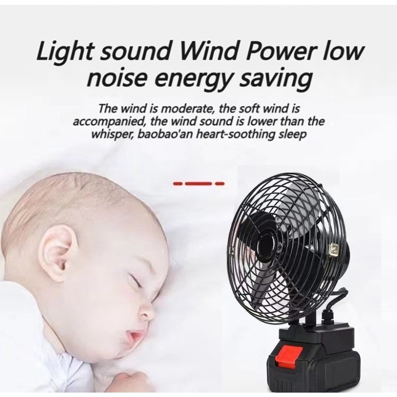 Cordless Fan 8 Inch And Portable Mini Intelligent Inverter 21V 3A ...