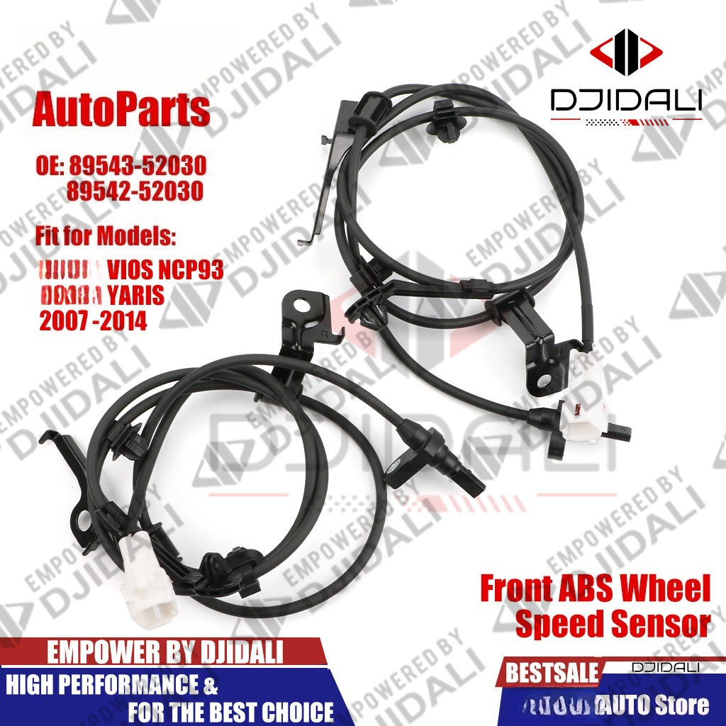 Car Front Left Right Abs Wheel Speed Sensor for Toyota Vios Ncp93 2007 ...