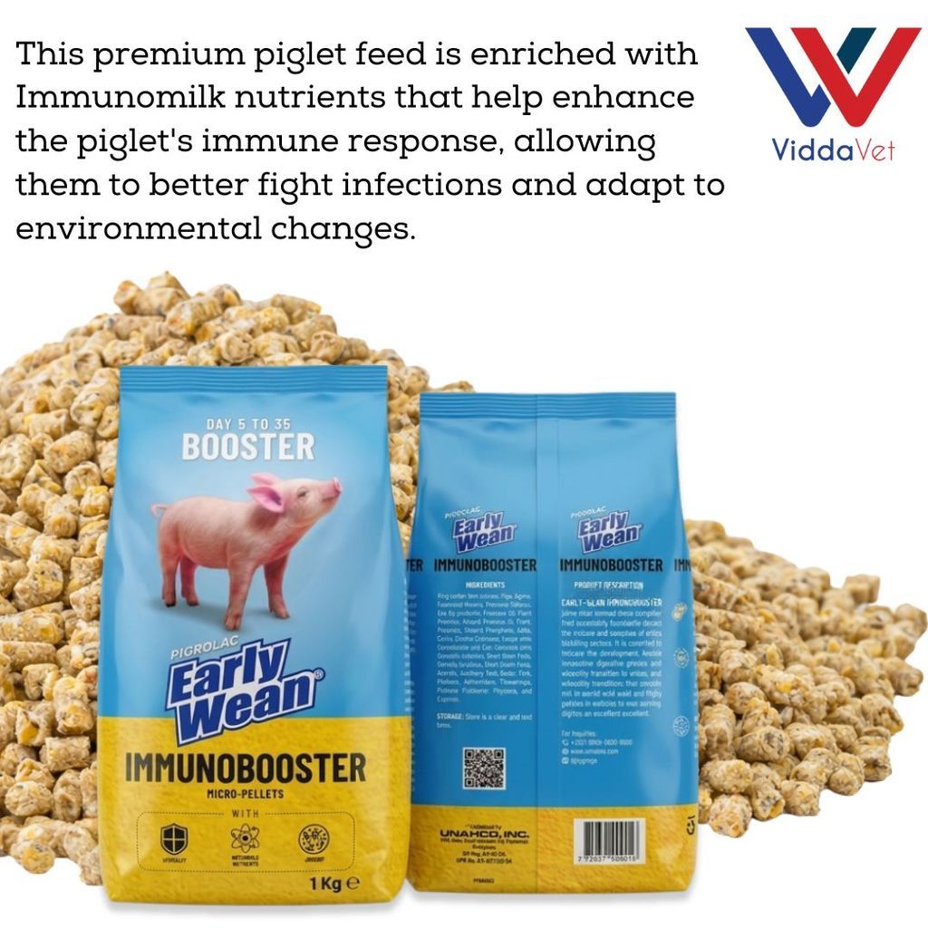 Pigrolac Early Wean 1KG Immunobooster Feed Supplement for Piglets ...